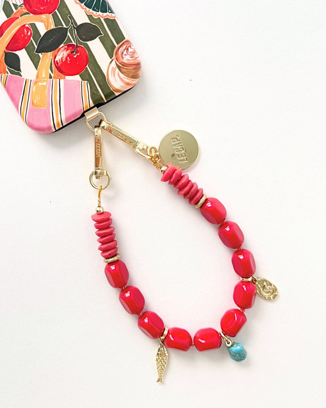 Lucky Catch - Beaded Charm Strap