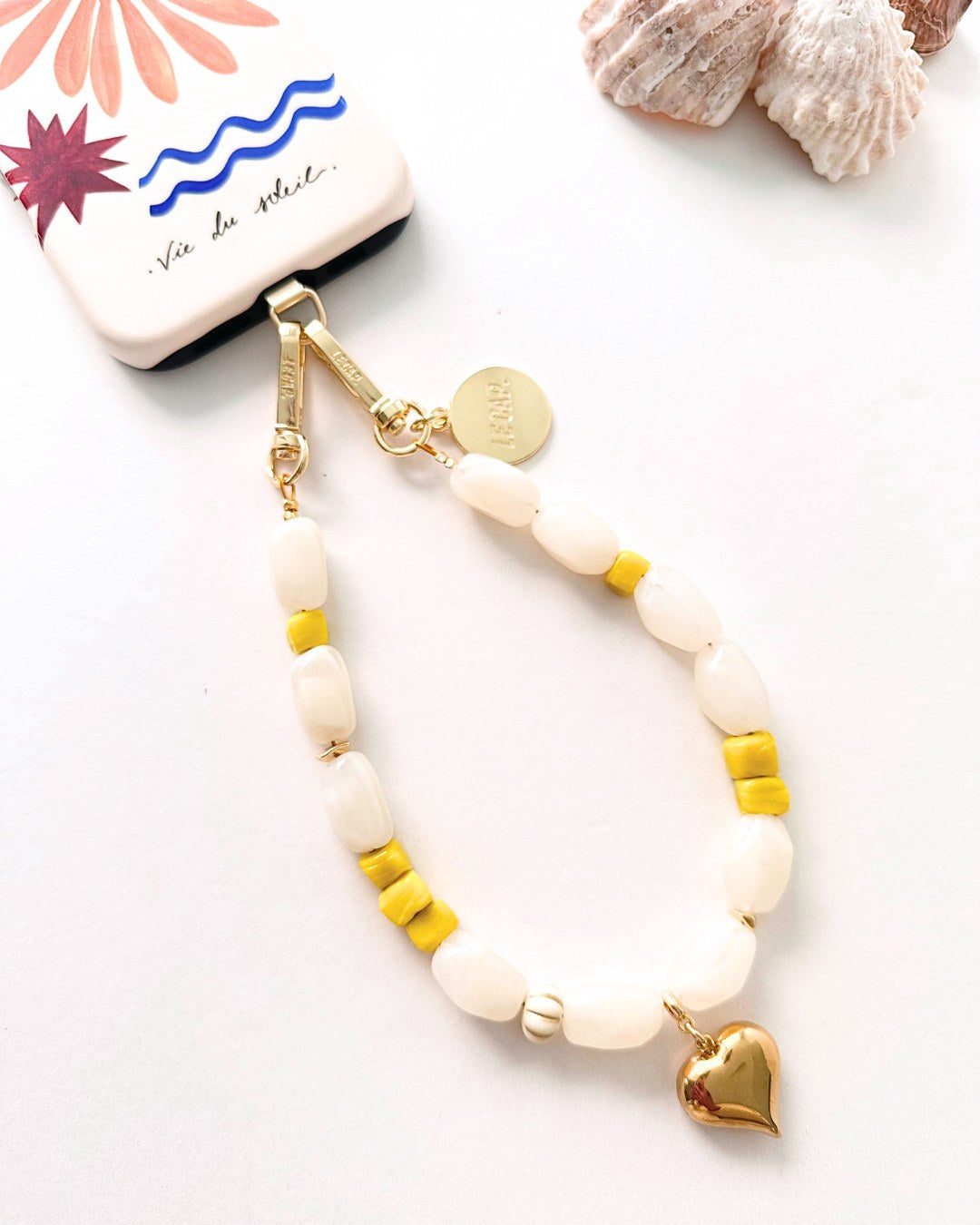 Luna - Beaded Charm Strap