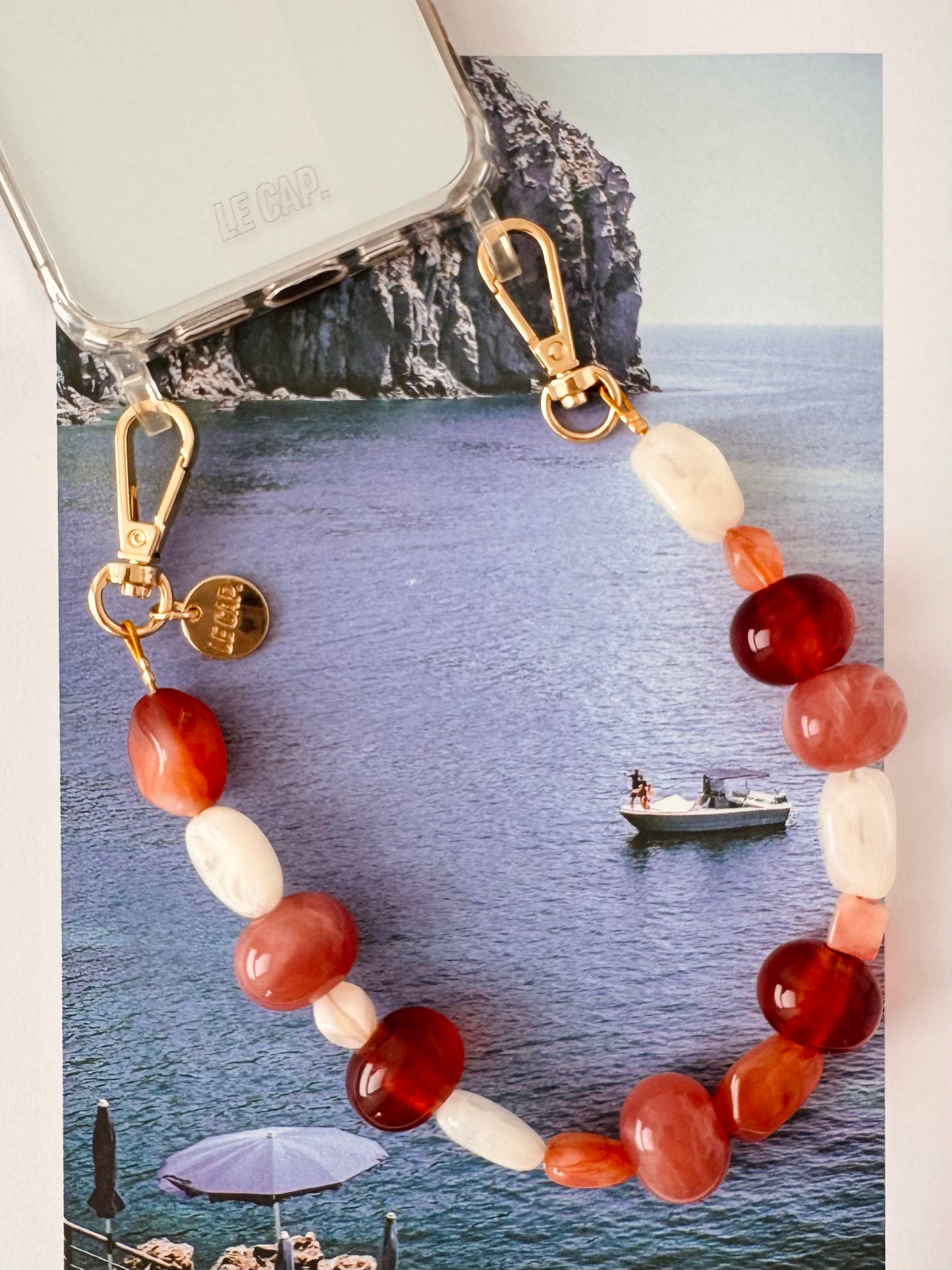 Beaded Wristy Strap - Terracotta Totem