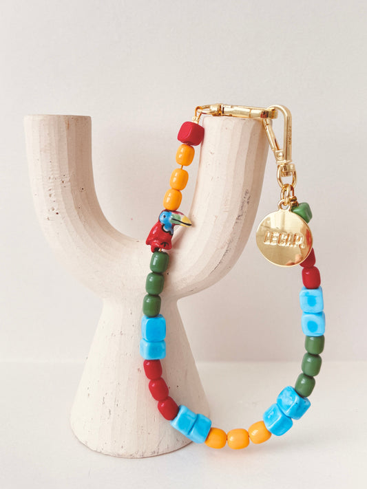 Beaded Wristy Strap - Tiki Twist