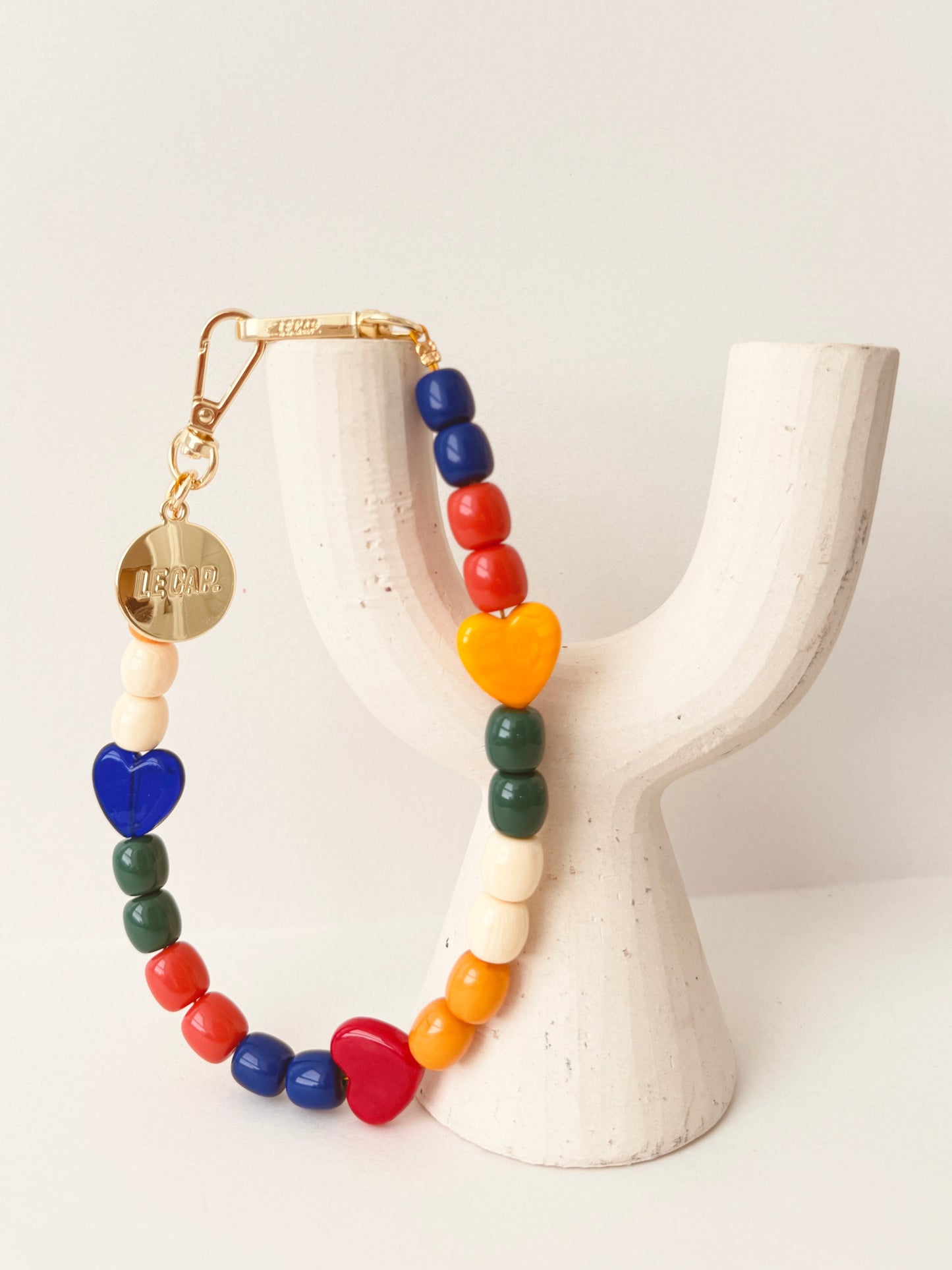 HeartPop Beaded Wristy Phone Strap