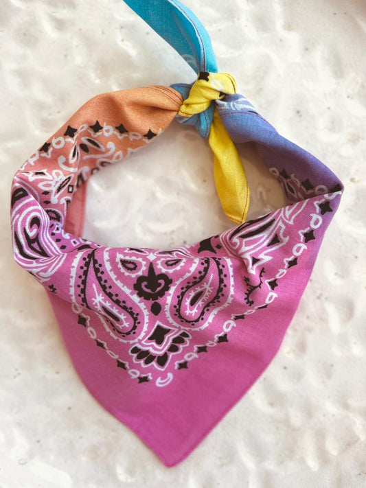 Bandana Scarf - Purple|Pink|Blue|Yellow