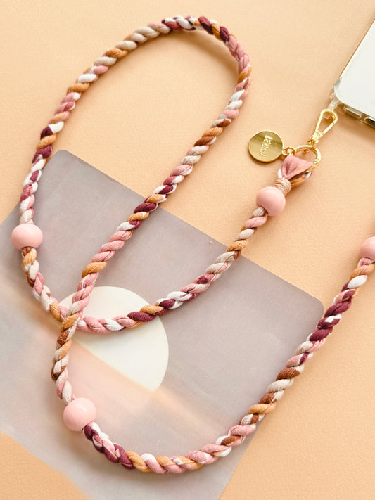 Latte at Sunrise Crossbody Phone Strap