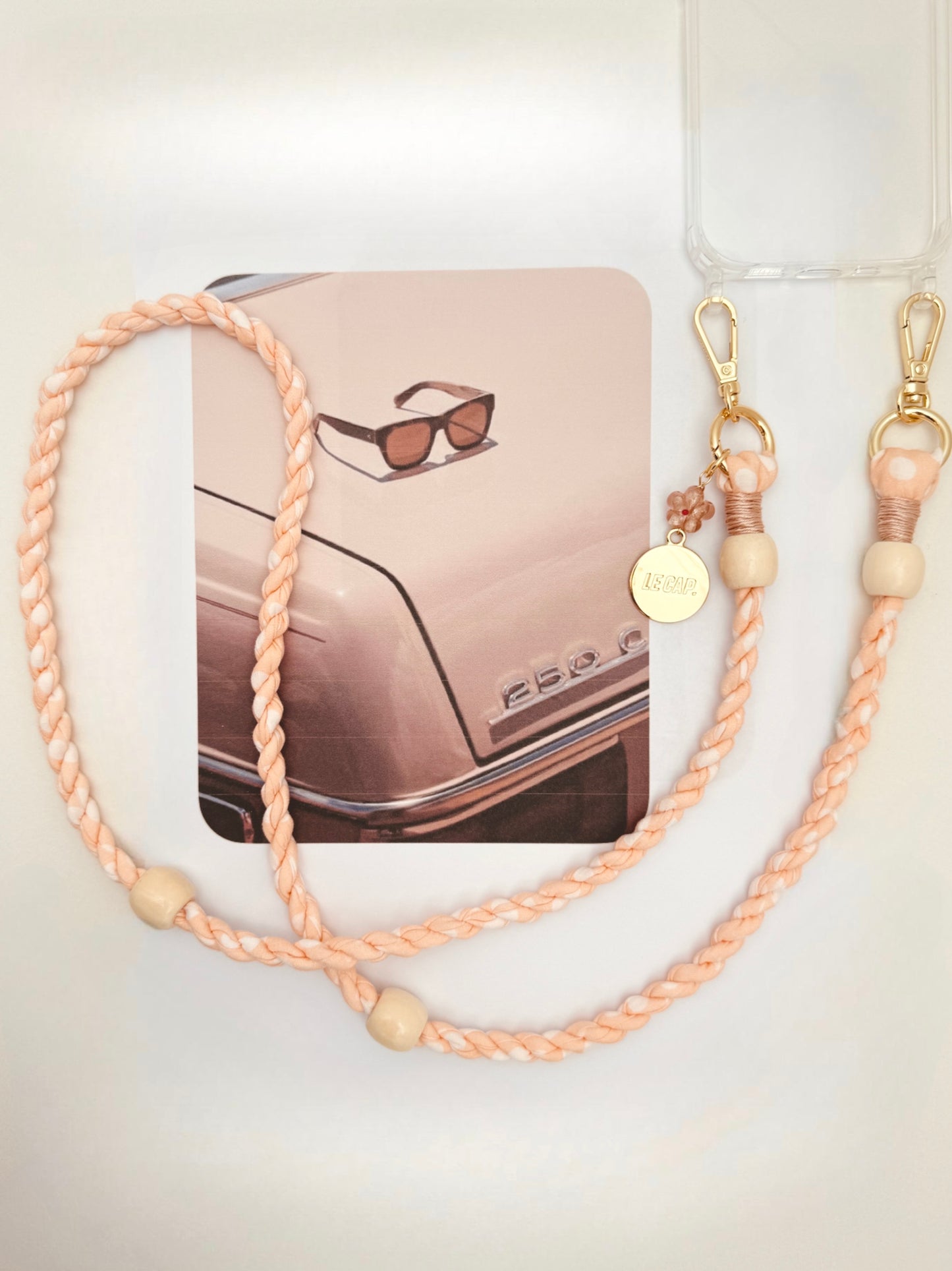 Peachy Keen Crossbody Phone Strap