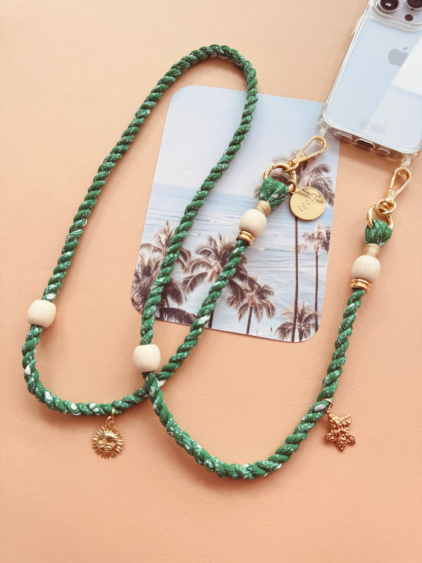 Green Bandana Crossbody Strap
