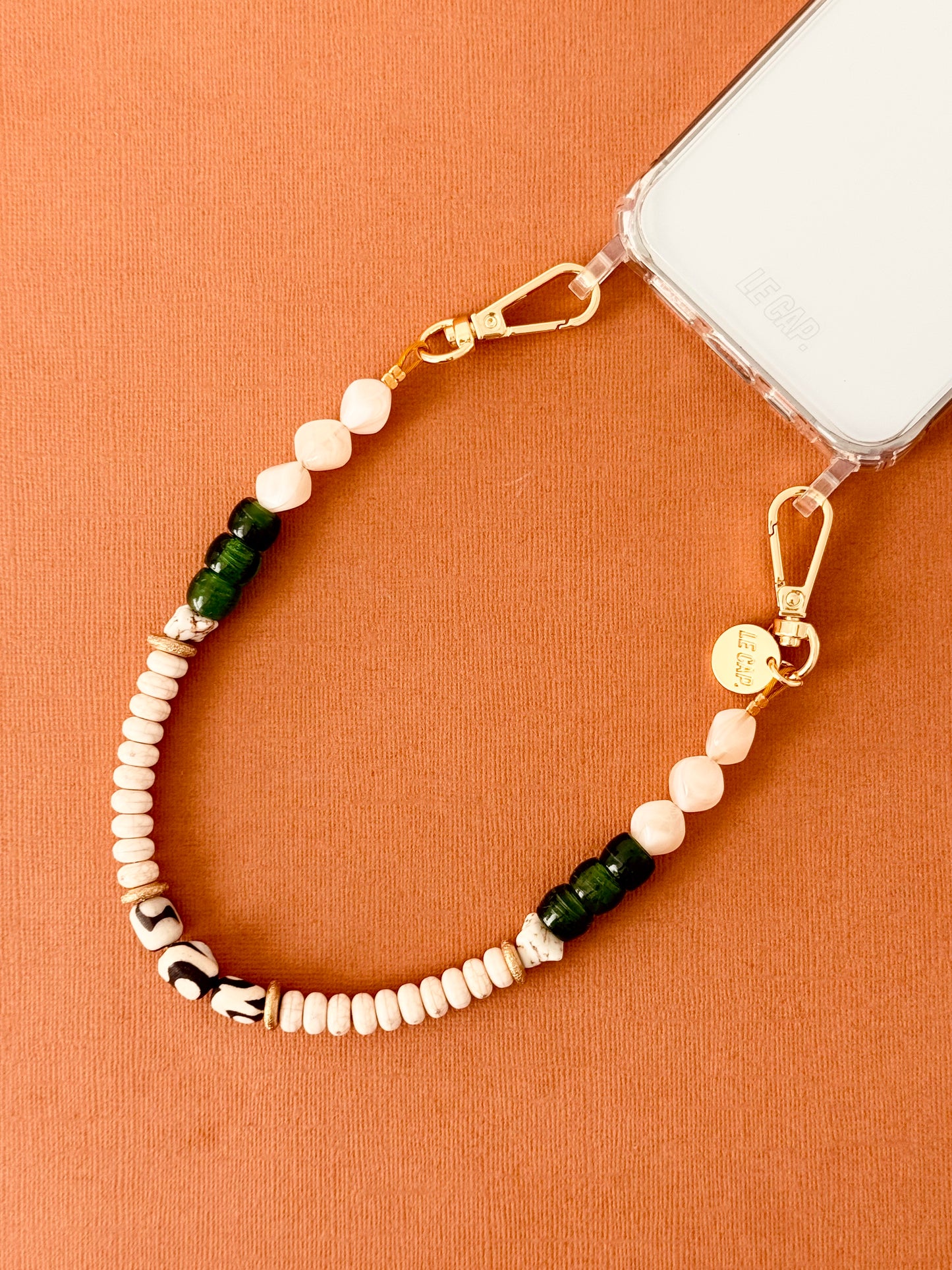 Bead Wristy Phone Strap - Cypress