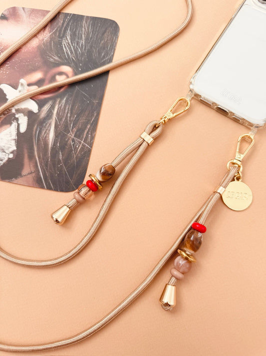 Celeste | Gold Crossbody Cord Strap