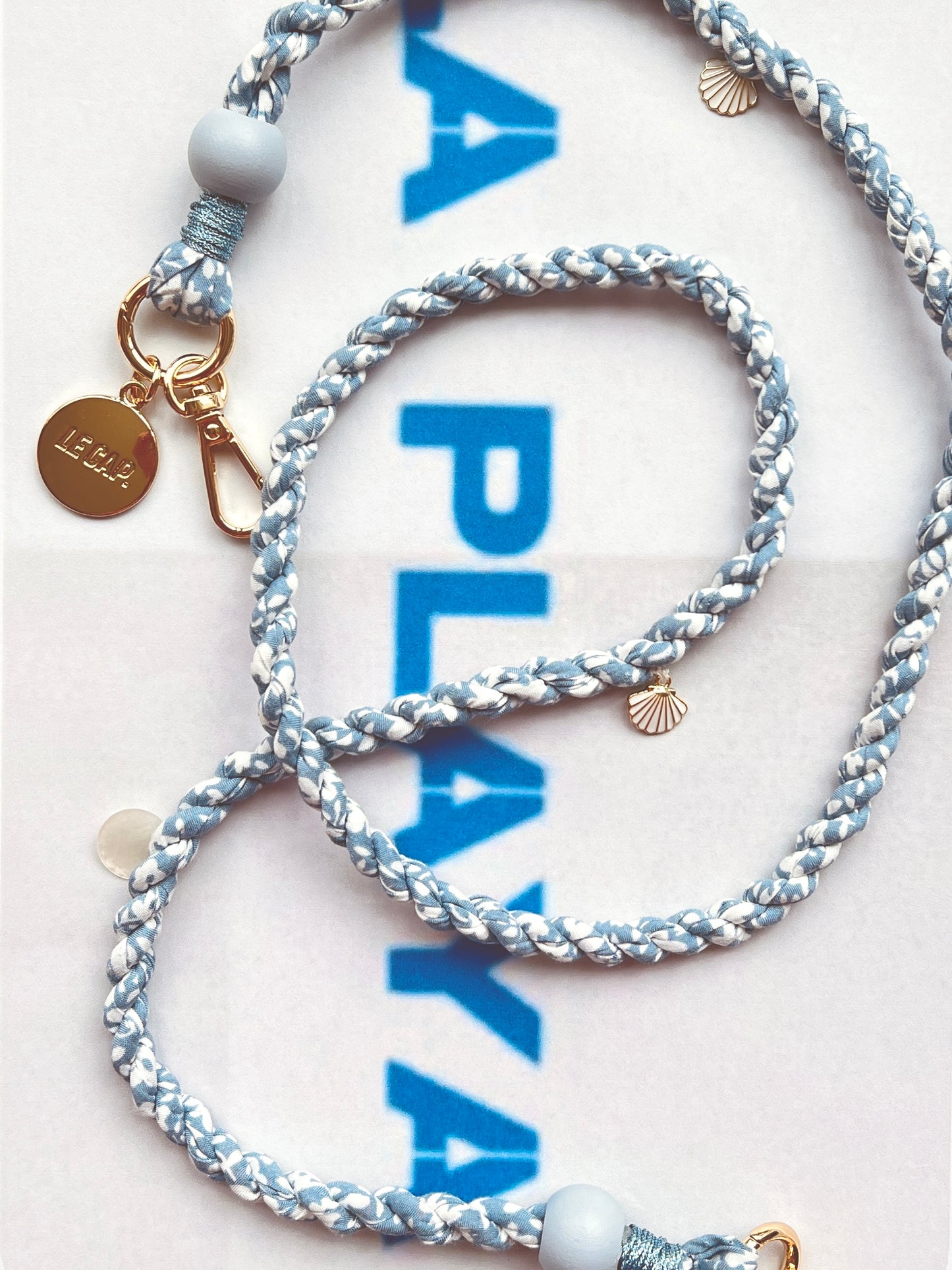 Playa Blue Crossbody Phone Strap