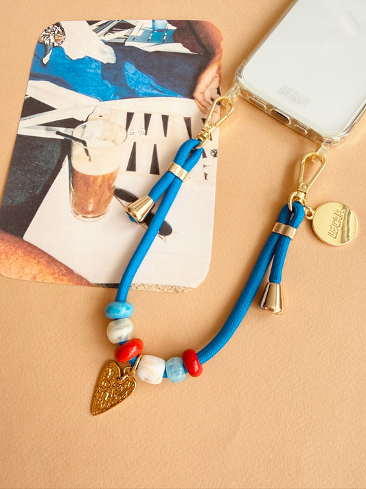 Fontelina | Blue Paracord Wrist Phone Straps