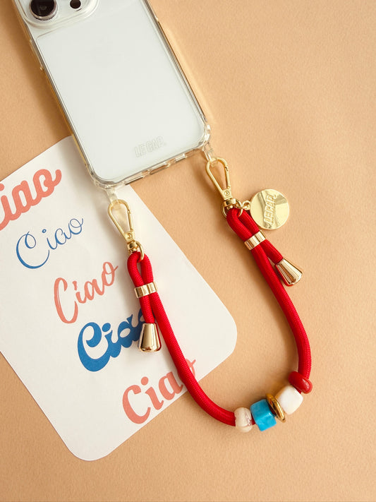 Cabana | Red Paracord Wrist Phone Straps