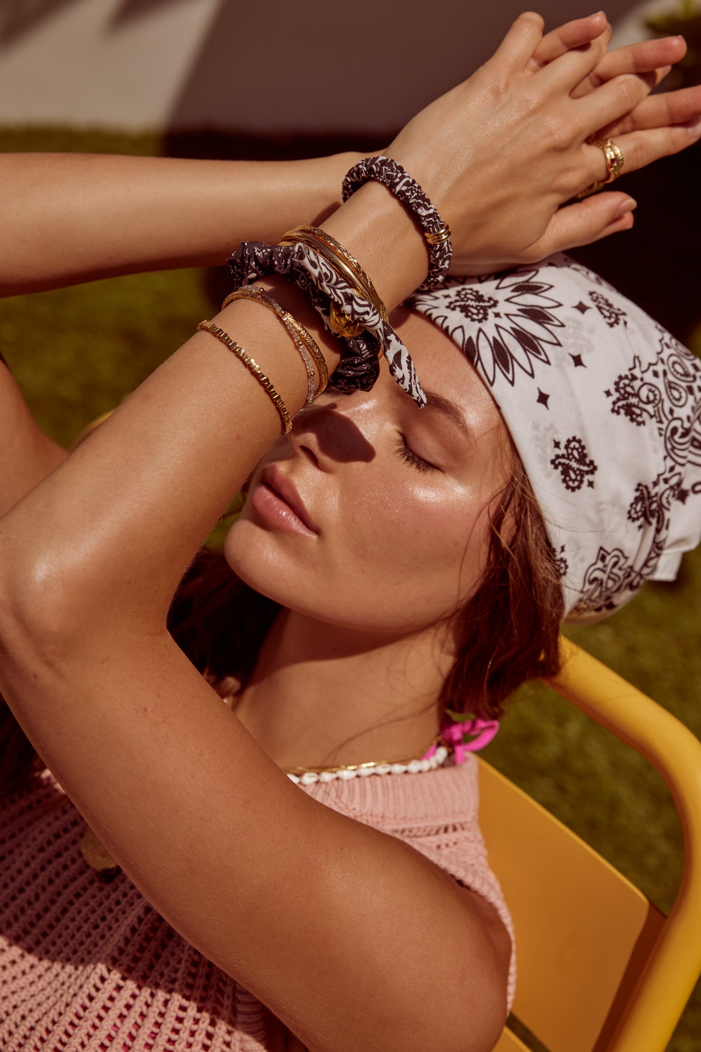 Bandana Scarf - White