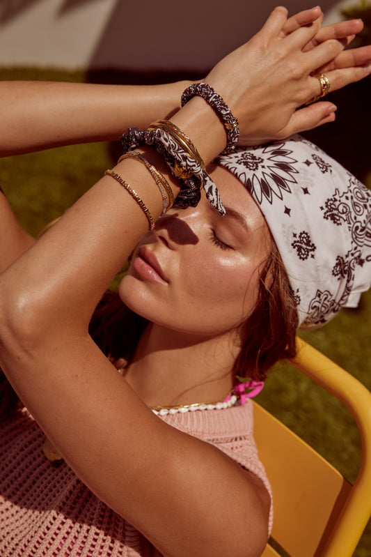 Bandana Scarf - White