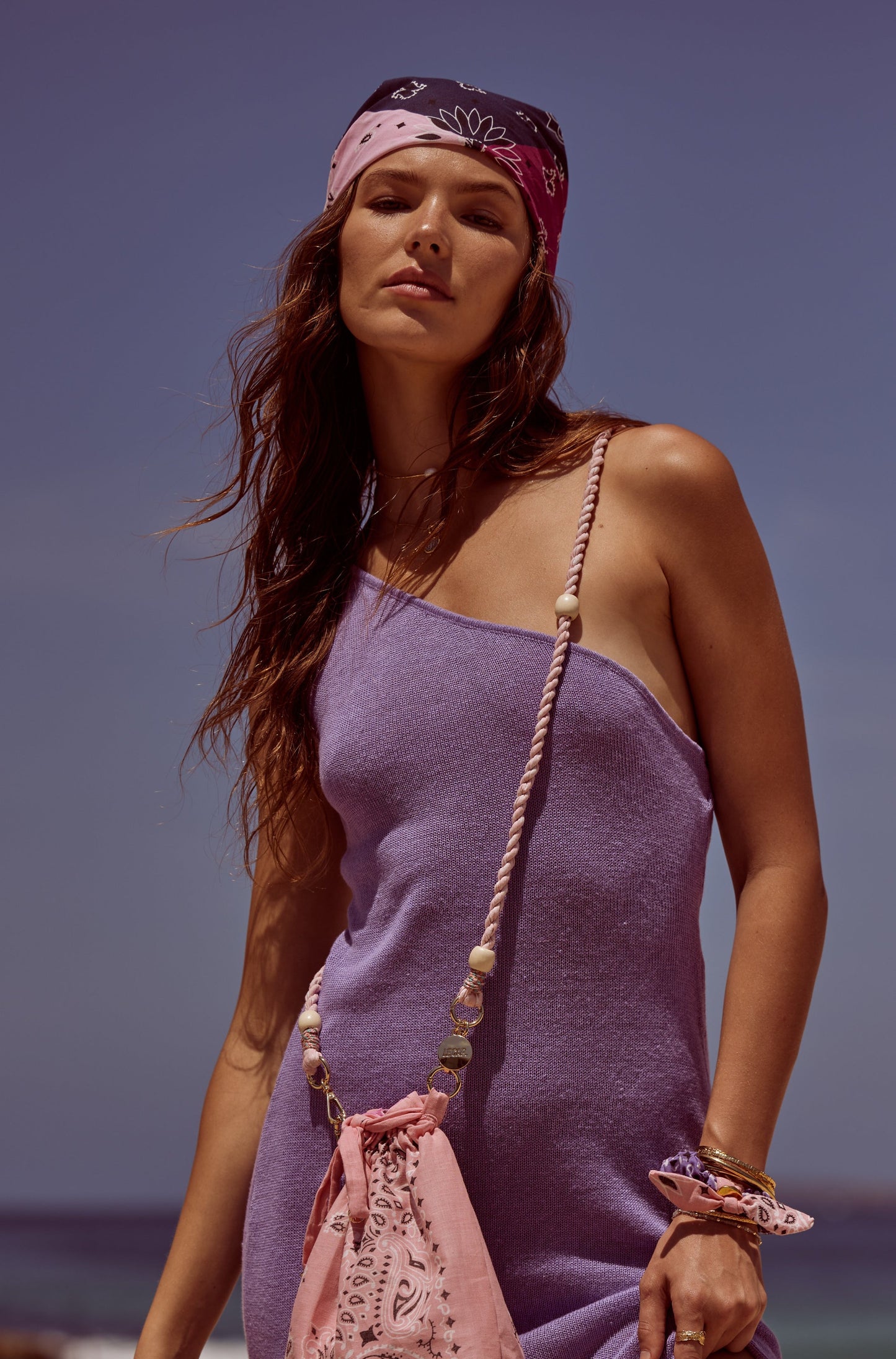 Bandana Scarf - Navy|Pink|Green|Burgundy