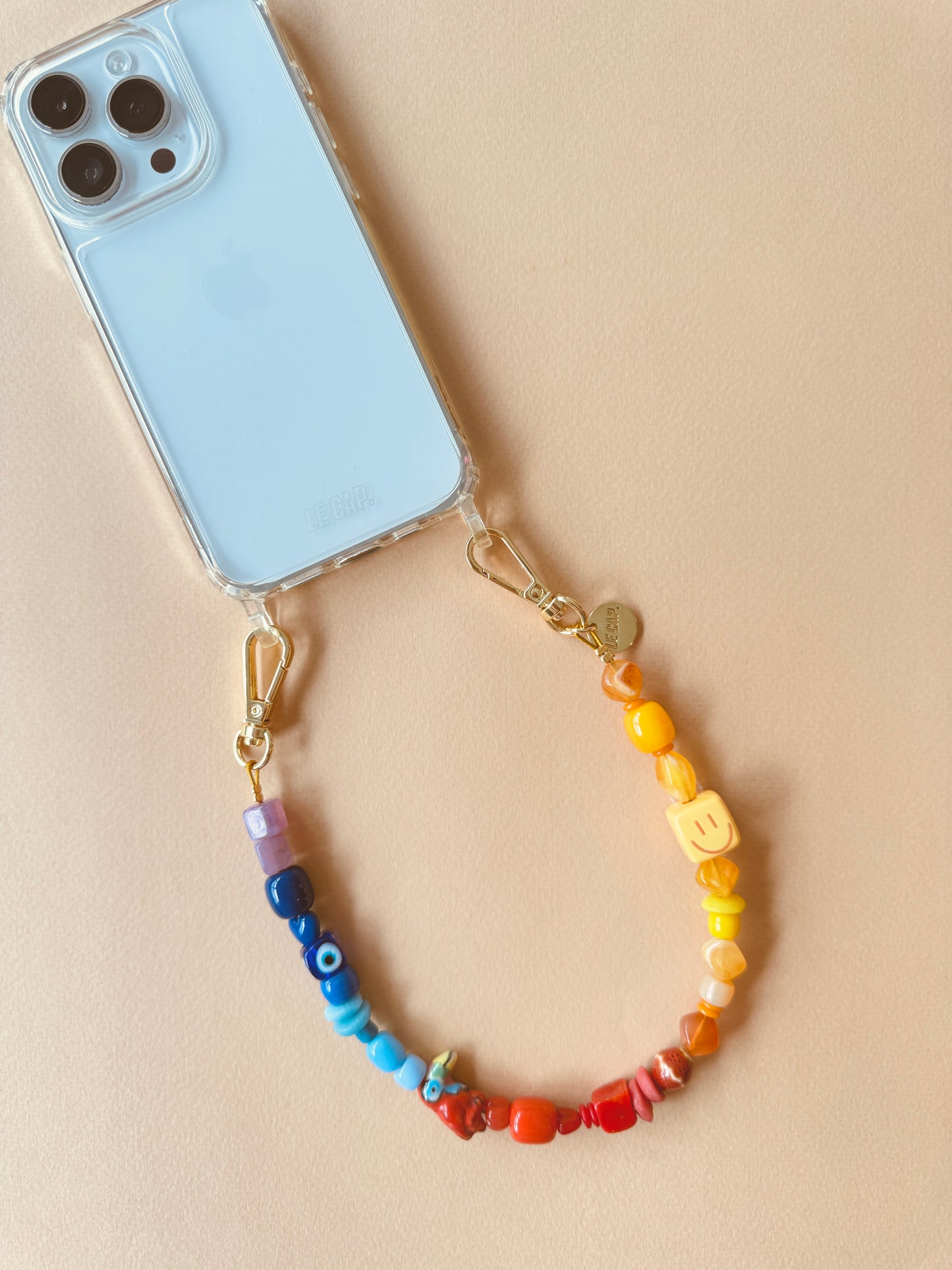 Sunset Social Beaded Wristy Phone Strap