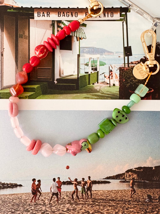 Beaded Wristy Strap - Jungle Juice