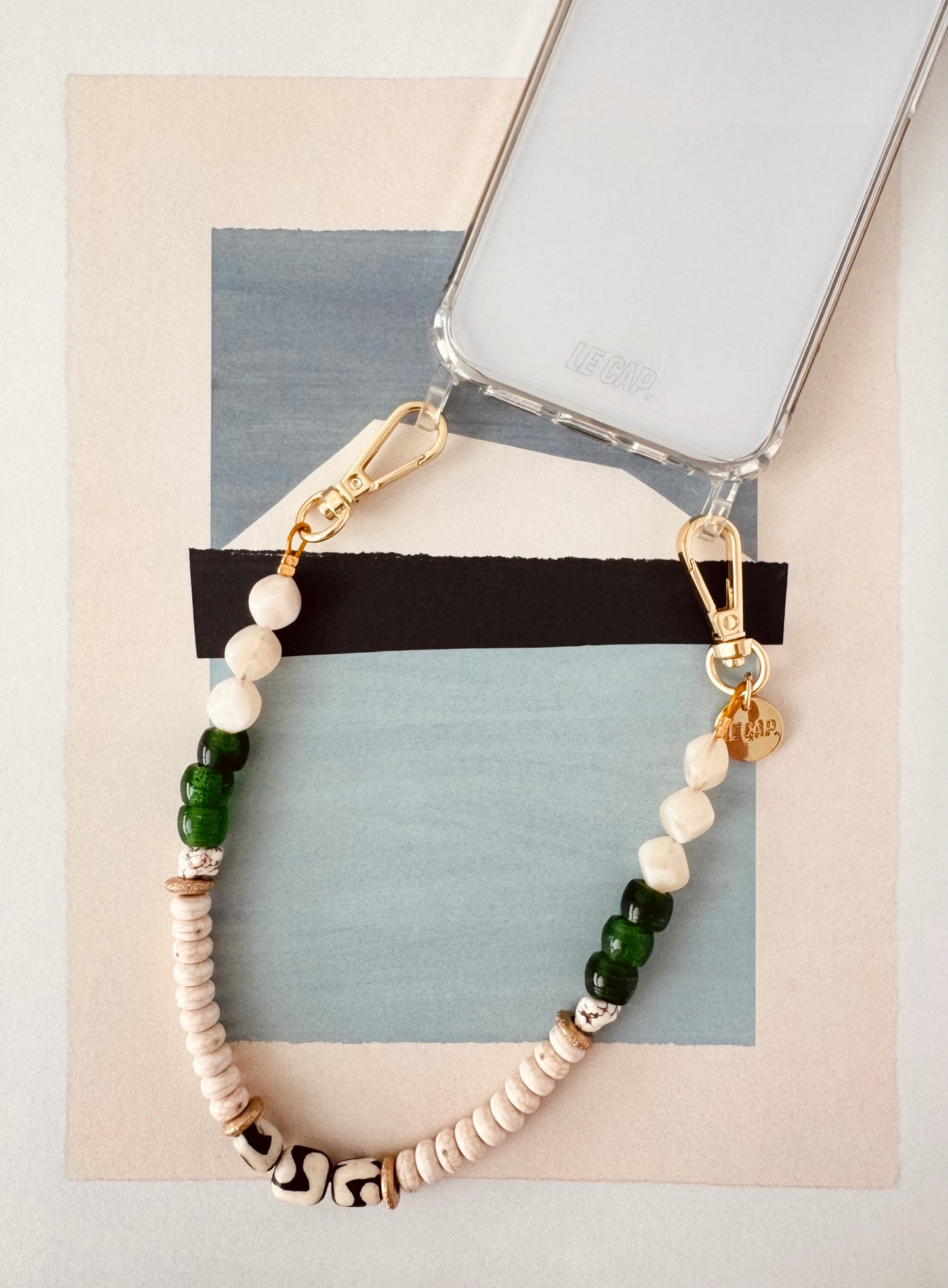 Bead Wristy Phone Strap - Cypress