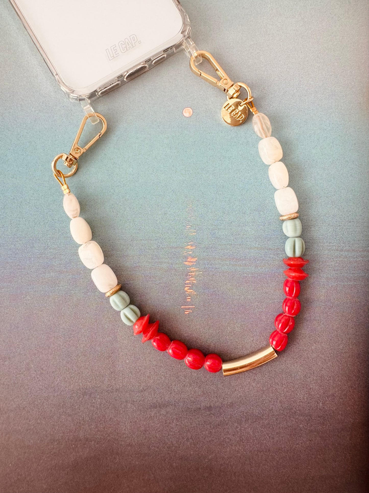 Beaded Wristy Phone Strap - Atelier Rouge