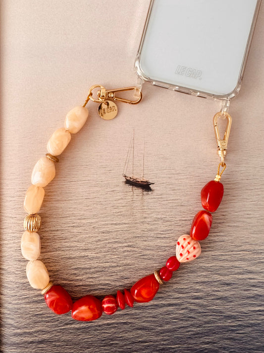 Bead Wristy Phone Strap - Aperitivo Sunset