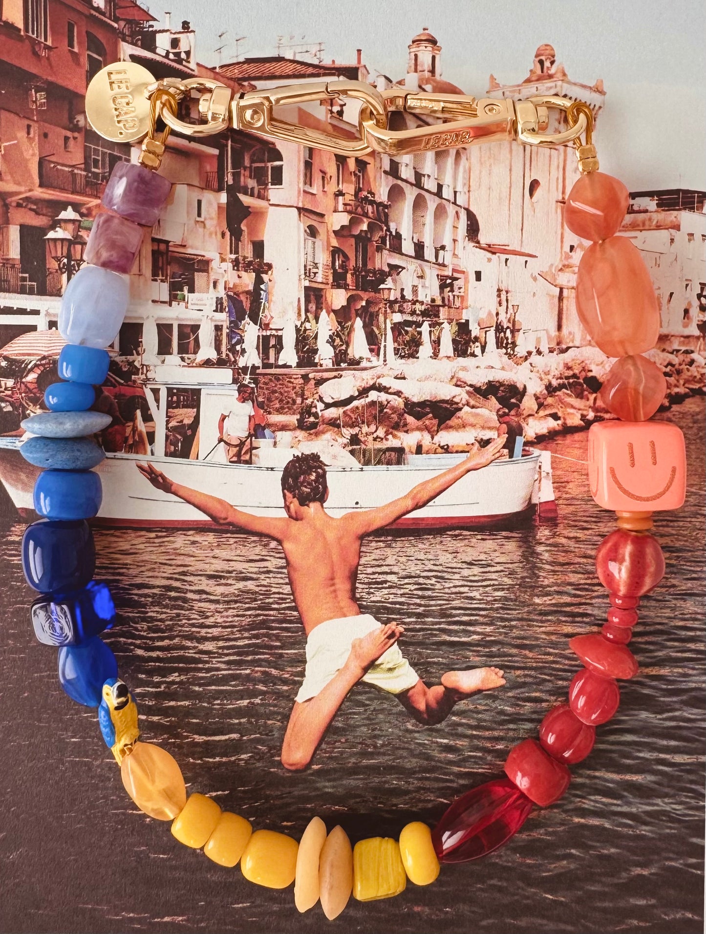 Beaded Wristy Strap - Sunset Social