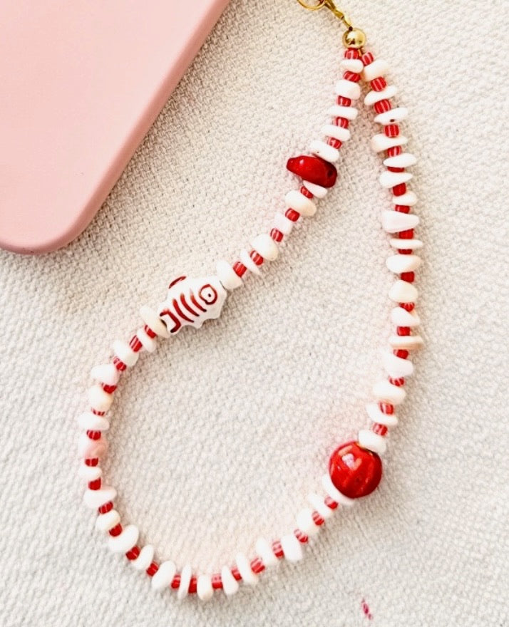 Tingle Phone/Bag Charm - Coral Me Crazy