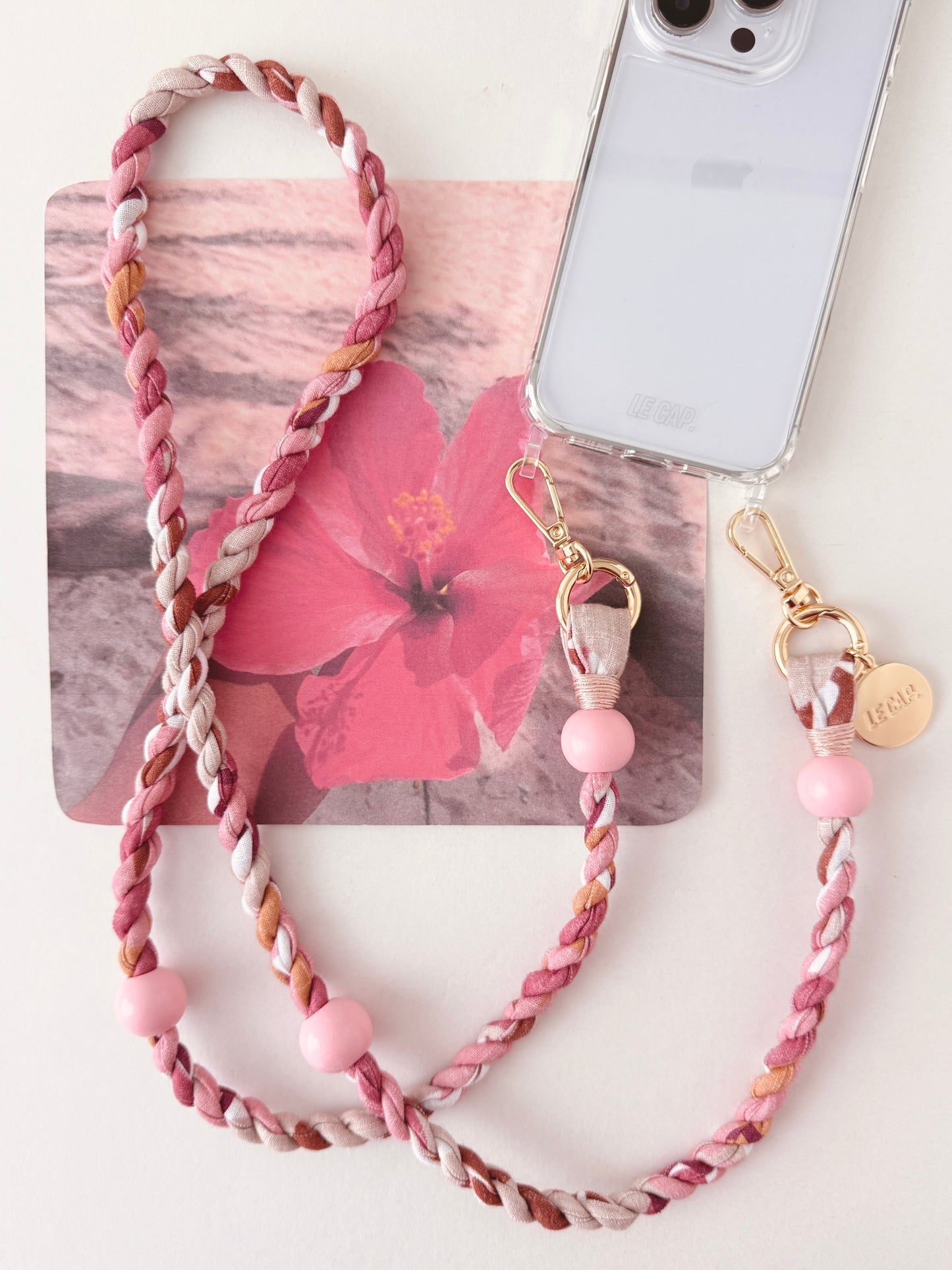 Latte at Sunrise Crossbody Phone Strap