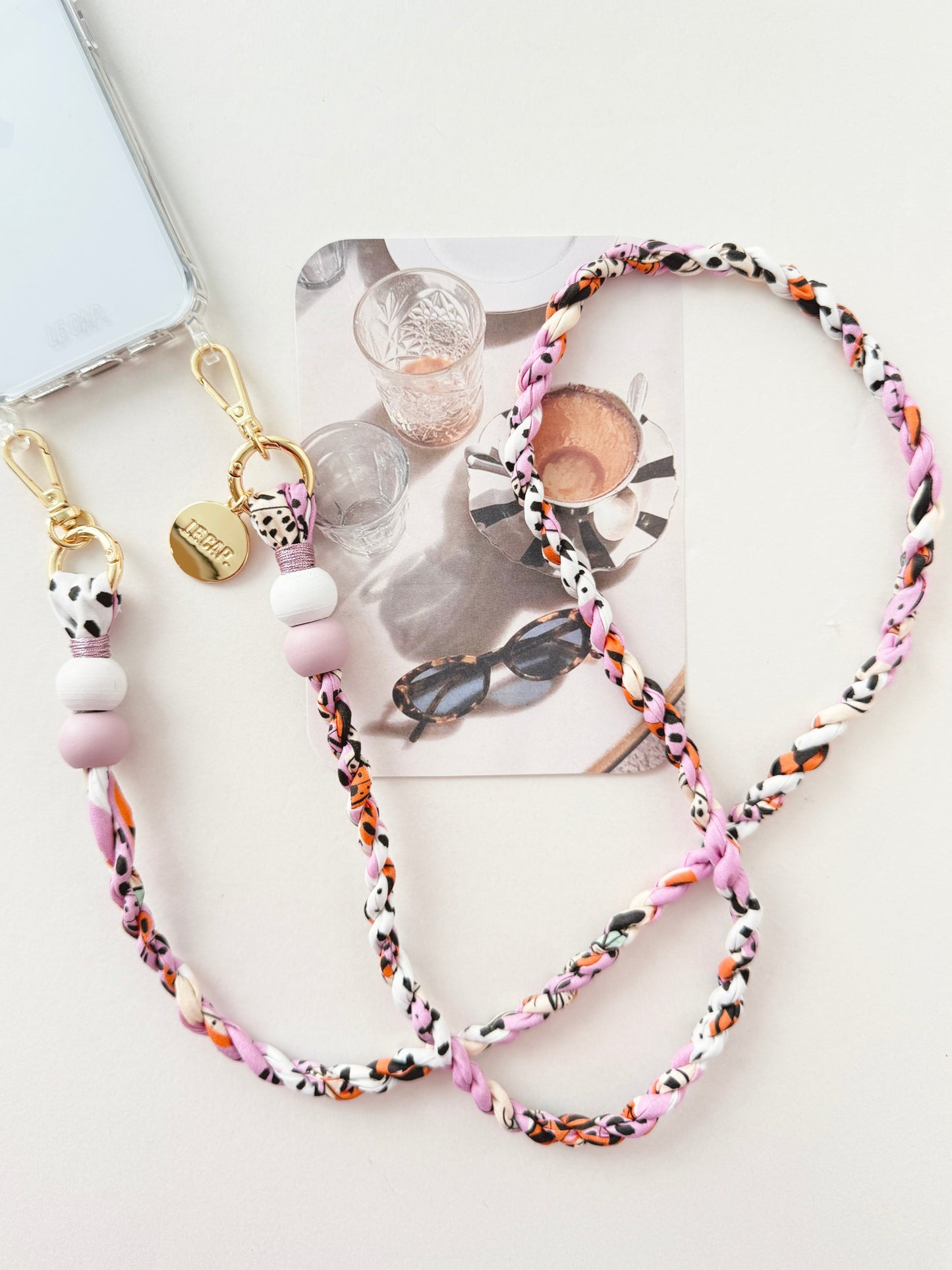 Disco Panther Crossbody Phone Strap