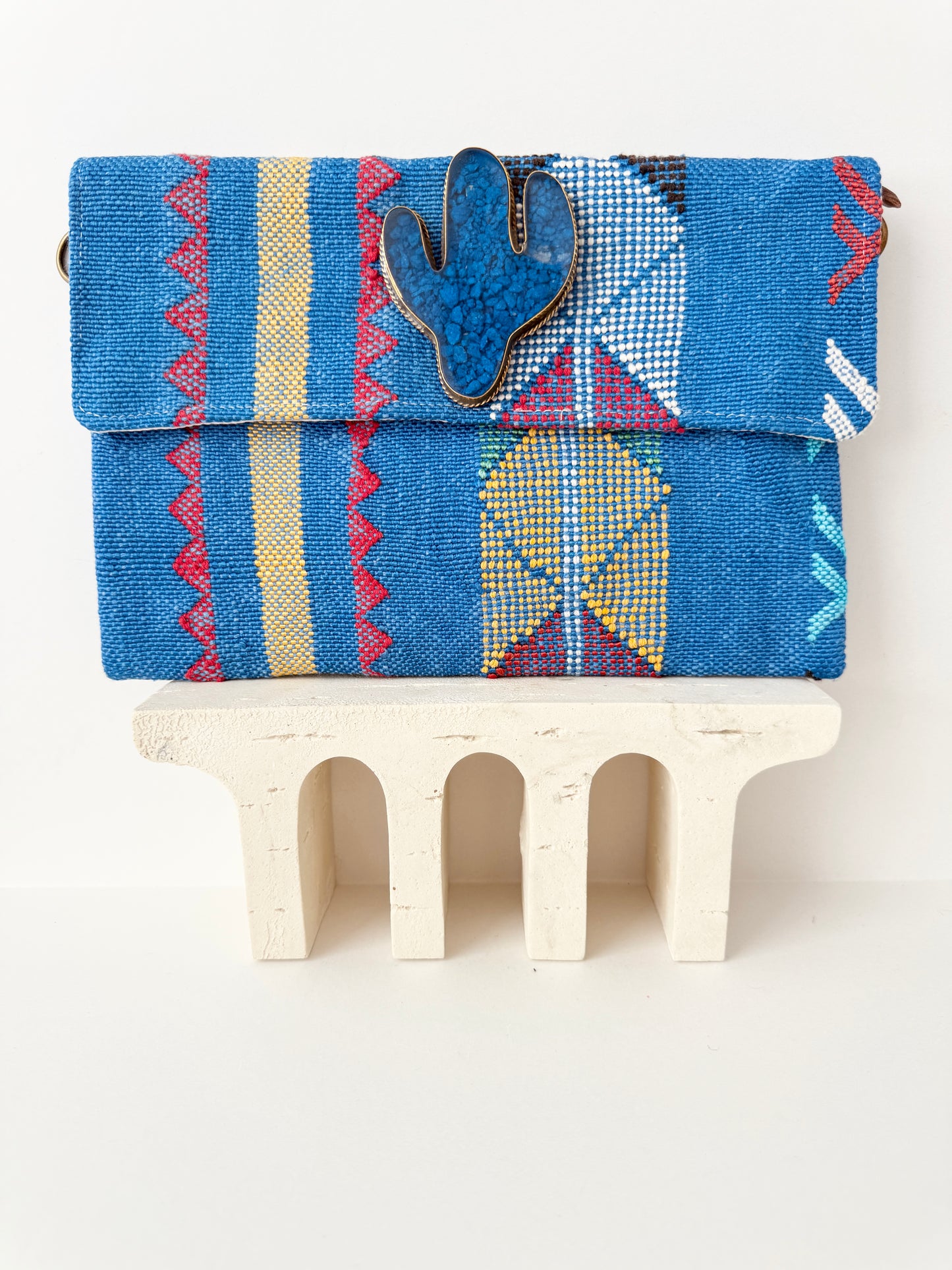 Berber Clutch - Moroccan Blue