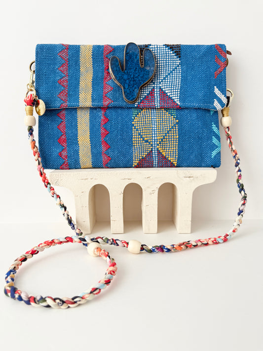 Berber Clutch - Moroccan Blue