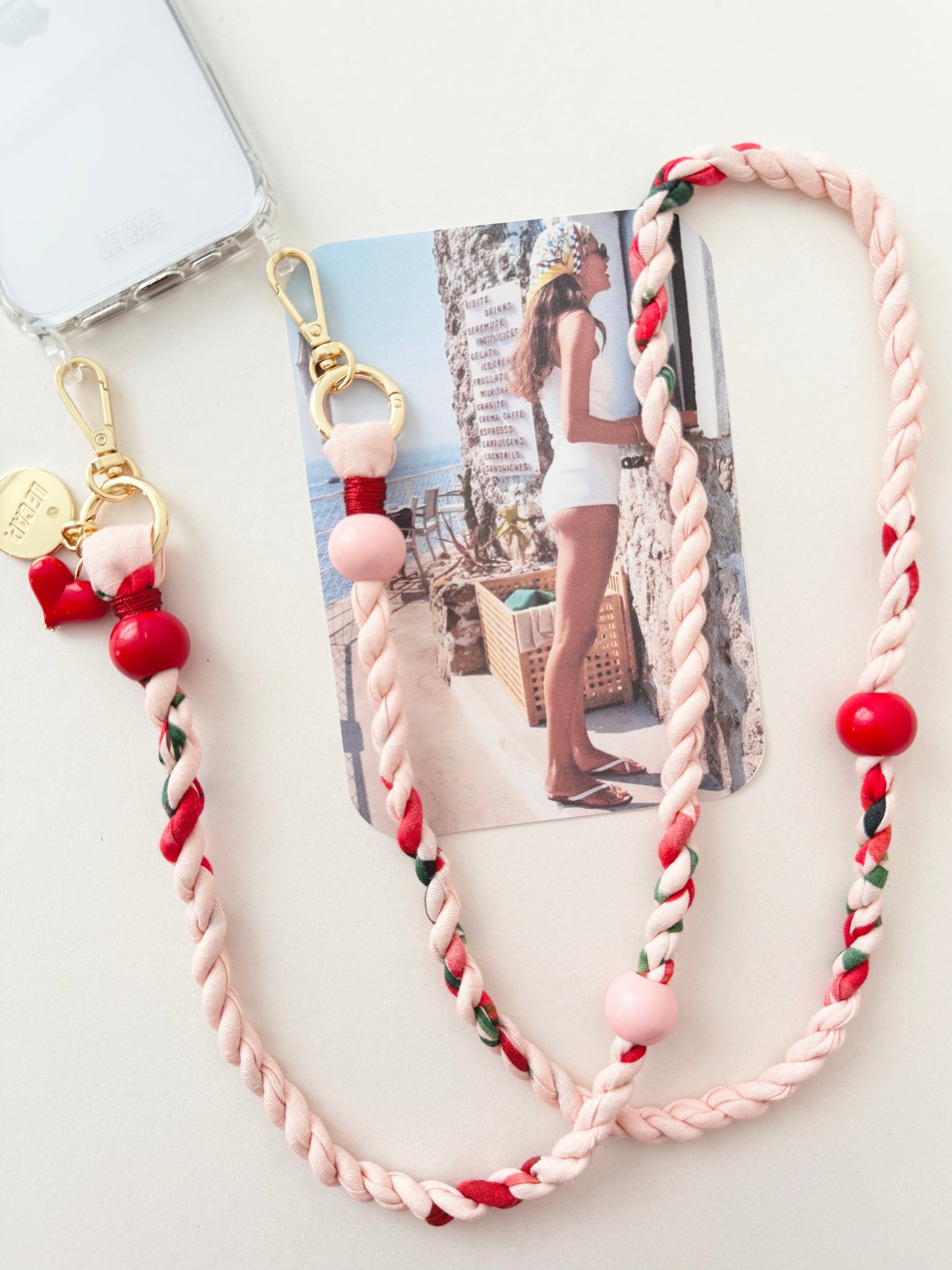 Flamingo Bay Crossbody Phone Strap