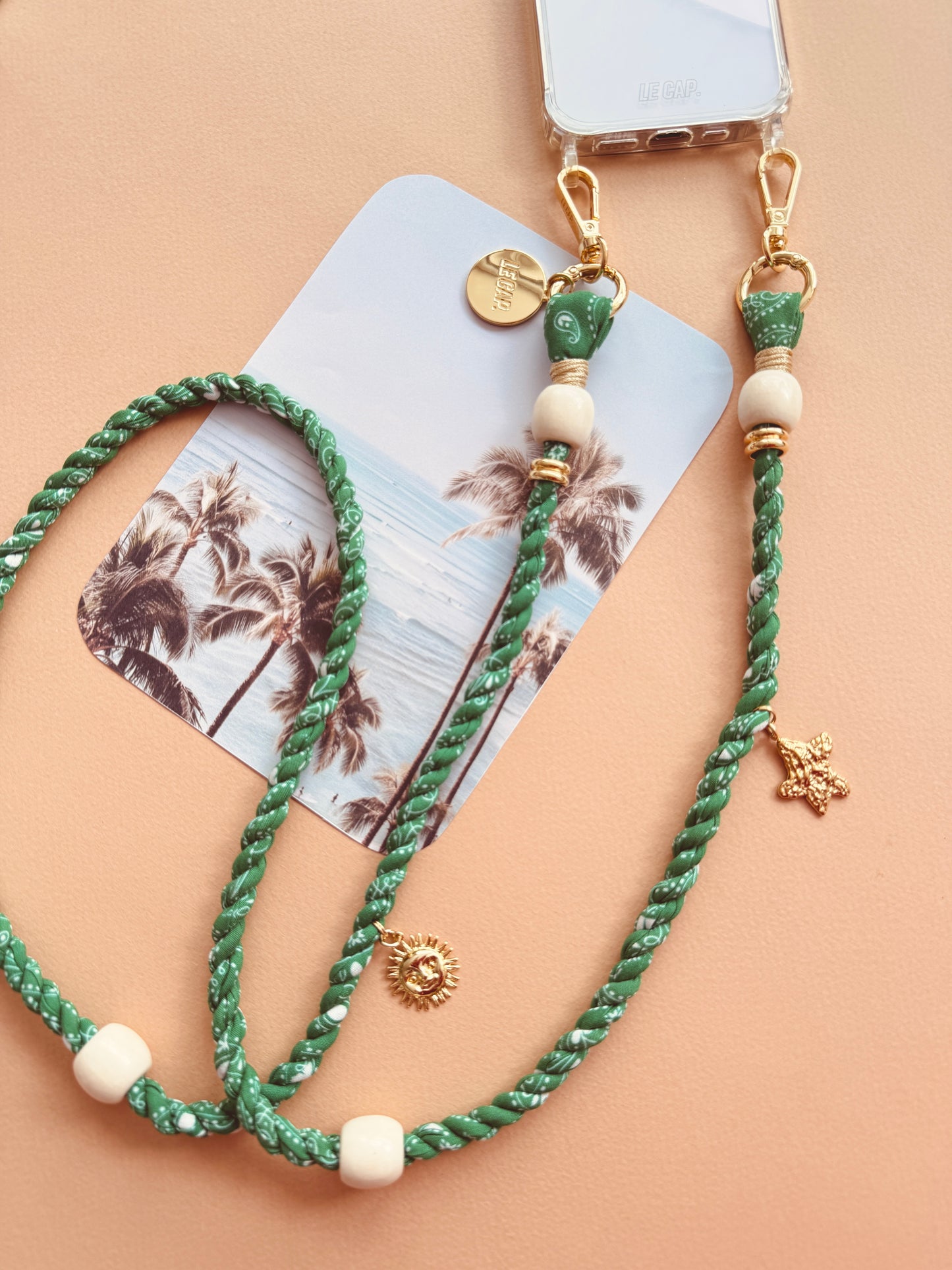 Green Bandana Crossbody Strap