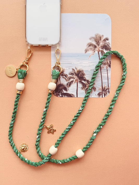 Green Bandana Crossbody Strap