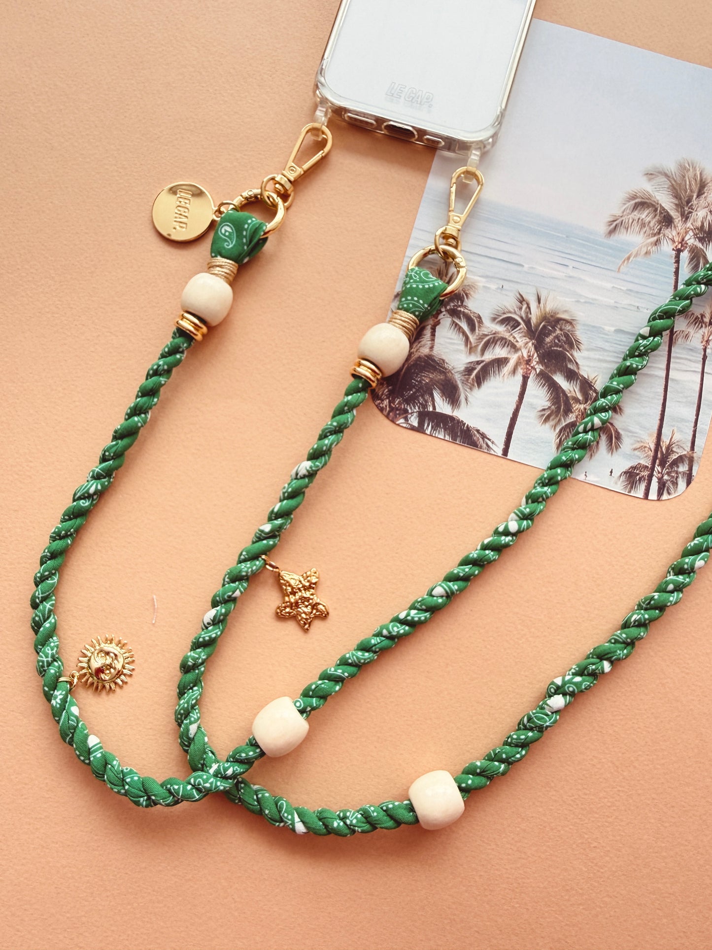 Green Bandana Crossbody Strap