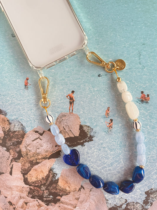 Beaded Wristy Strap - Blue Jean Baby - (Pre-order for end July delivery)