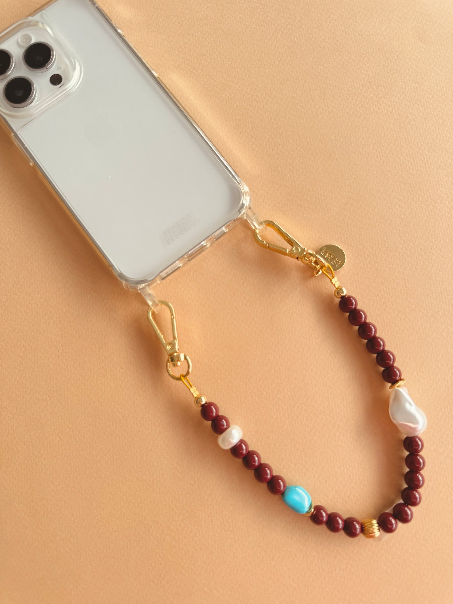 Sardinia Beaded Wristy Phone Strap