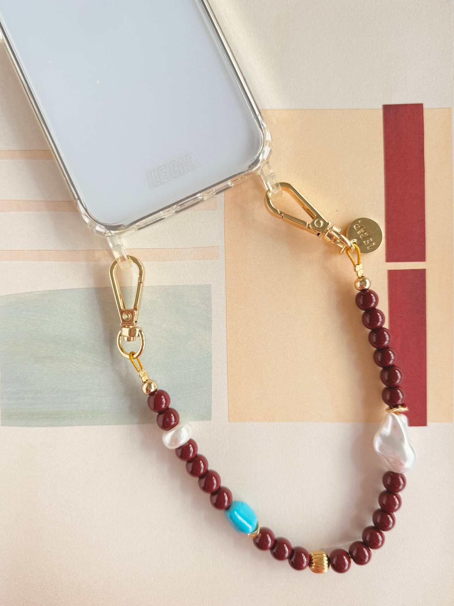 Sardinia Beaded Wristy Phone Strap