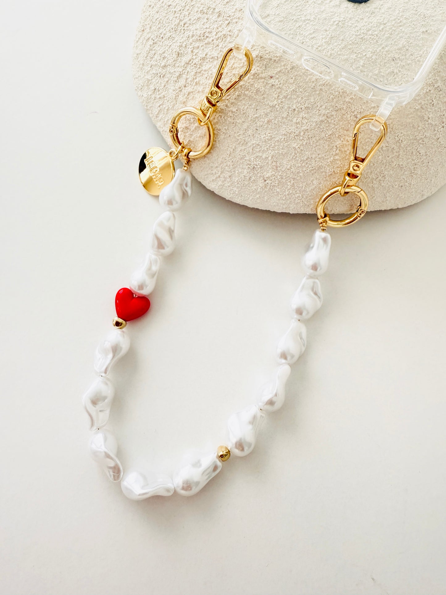 Beaded Wristy Strap - Pearly Girl