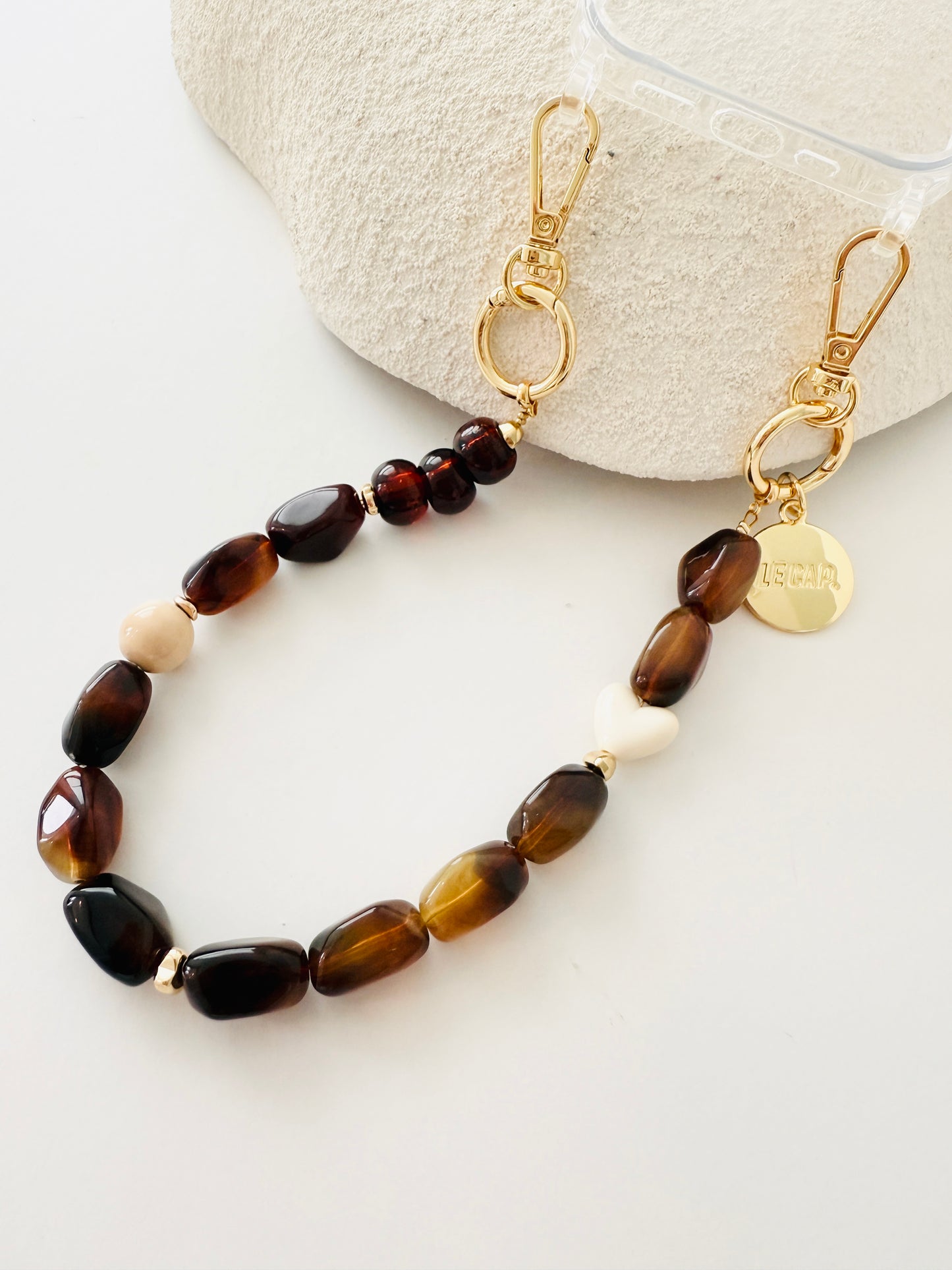 Beaded Wristy Strap - Tan Lines