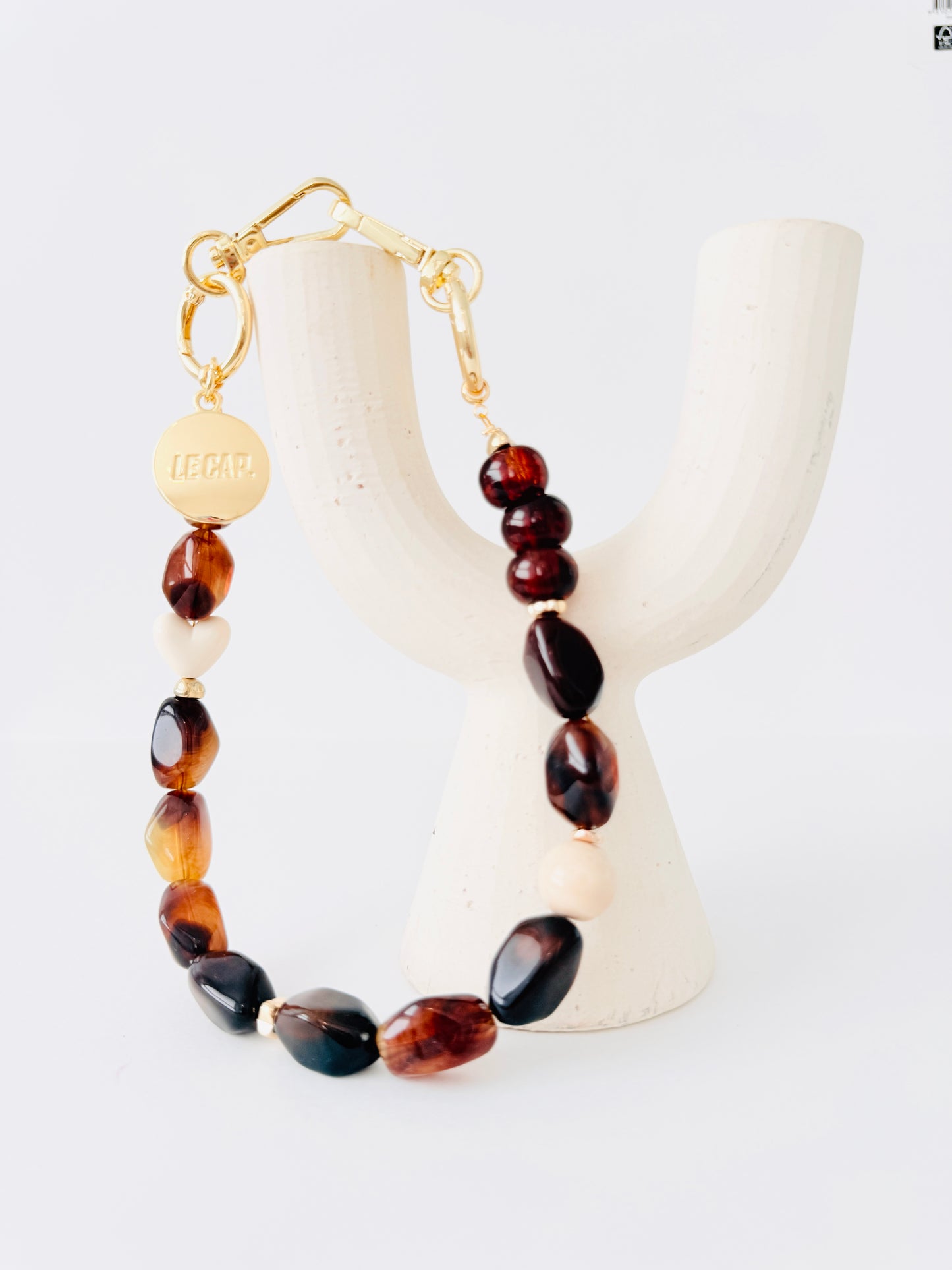 Beaded Wristy Strap - Tan Lines