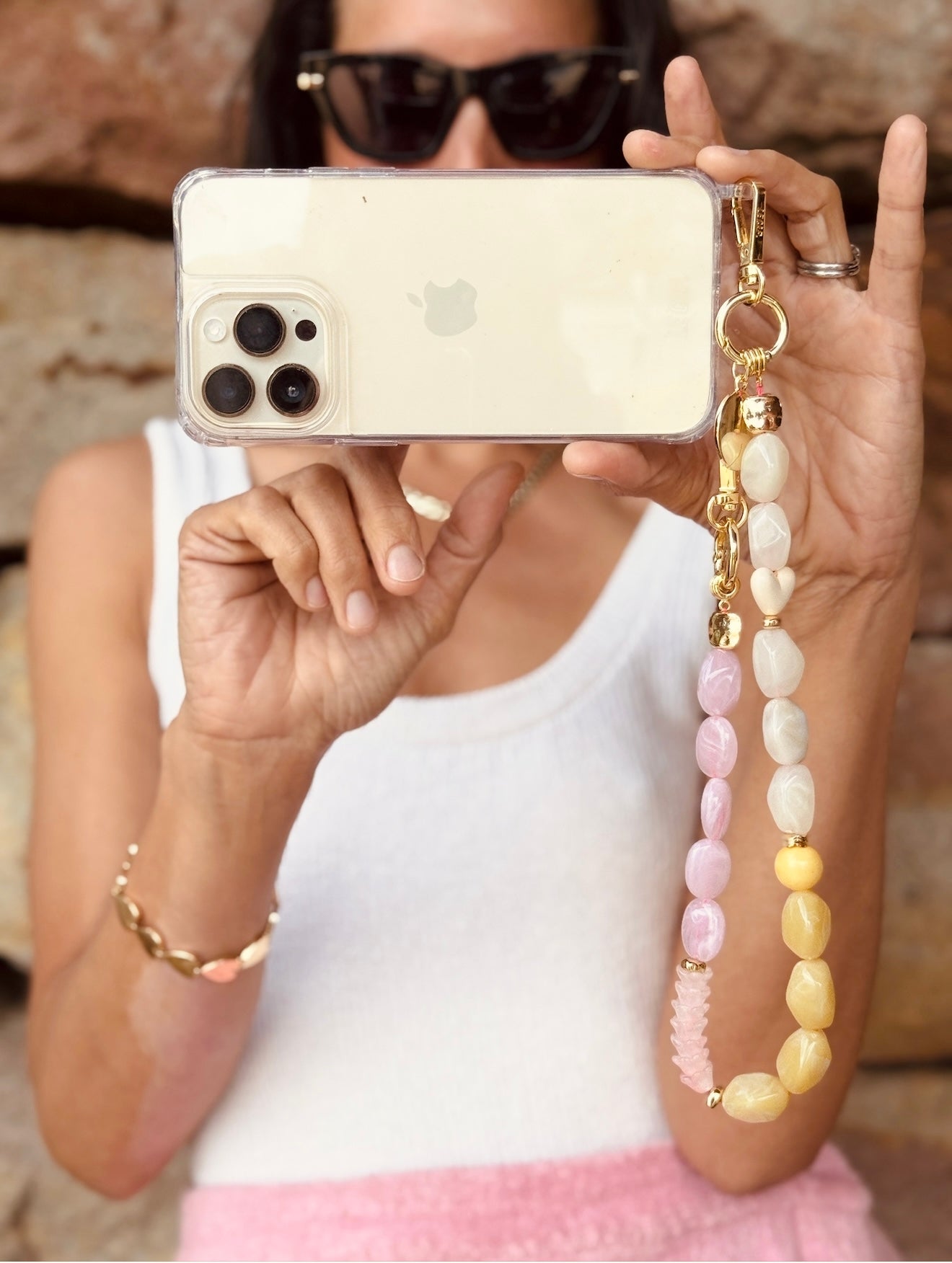 Beaded Wristy Strap - Paloma