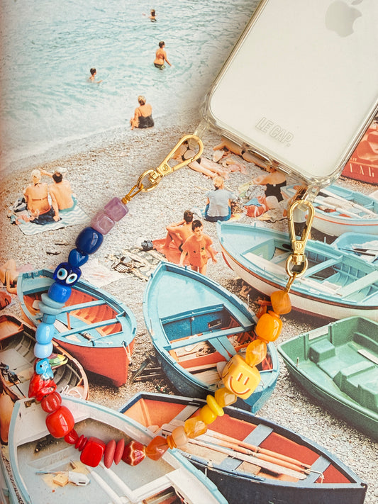 Sunset Social Beaded Wristy Phone Strap