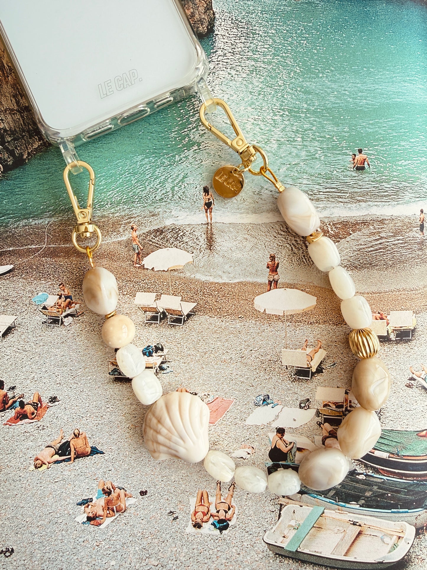 Sand Dune Beaded Wristy Phone Strap