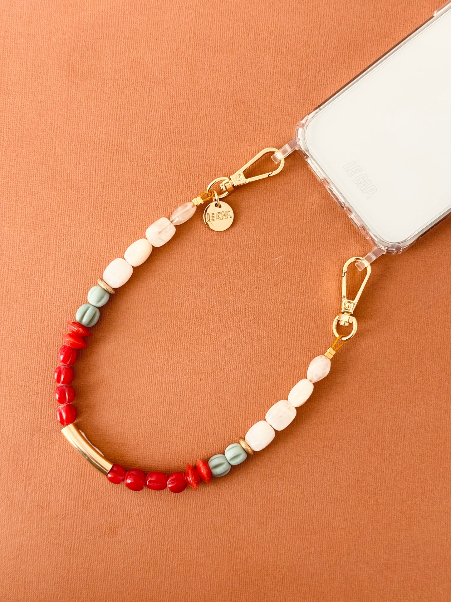 Beaded Wristy Phone Strap - Atelier Rouge