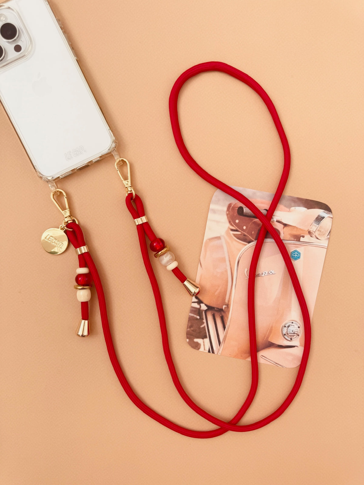 Phoenix | Red Crossbody Cord Strap