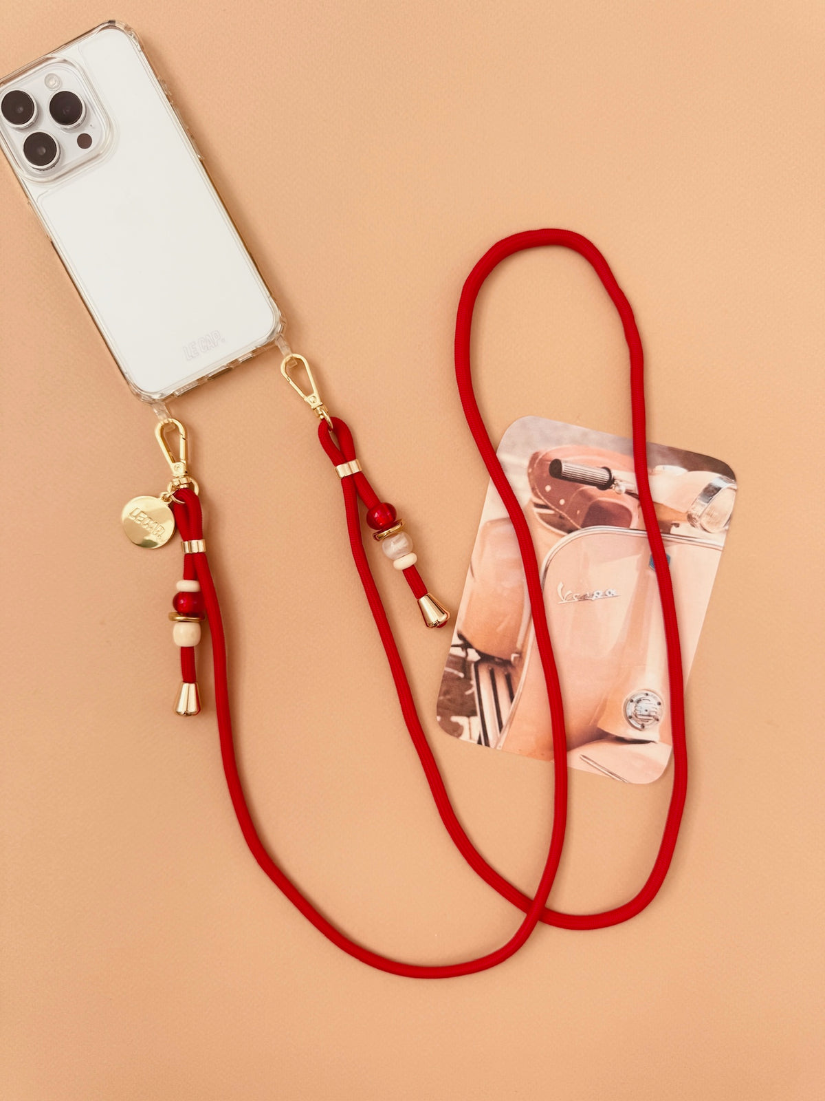 Phoenix | Red Crossbody Cord Strap