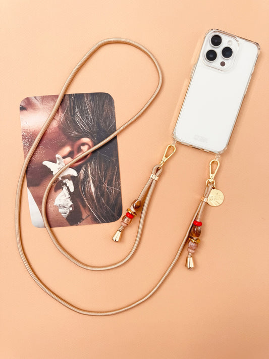 Celeste | Gold Crossbody Cord Strap