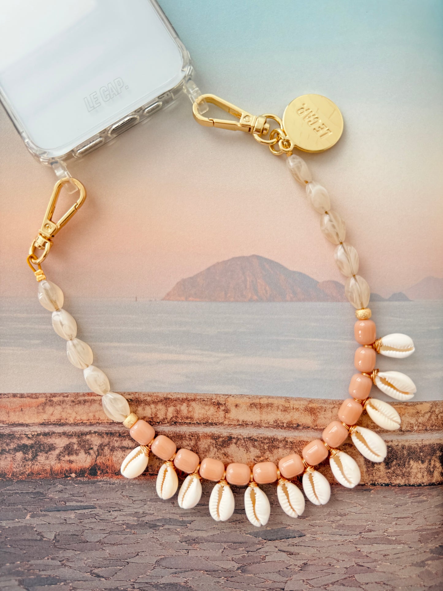 Beaded Wristy Strap - Island Goddess (Natural)