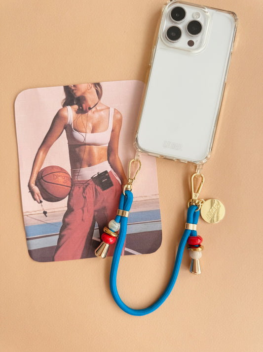 Capri | Blue Paracord Wrist Phone Straps
