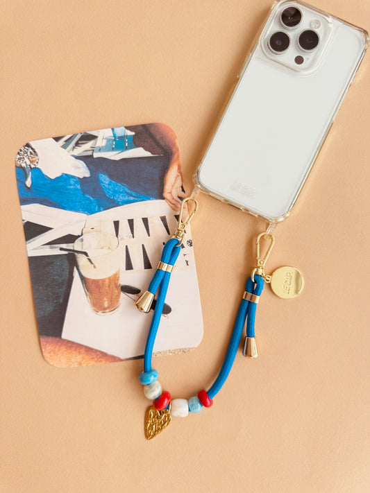 Fontelina | Blue Paracord Wrist Phone Straps