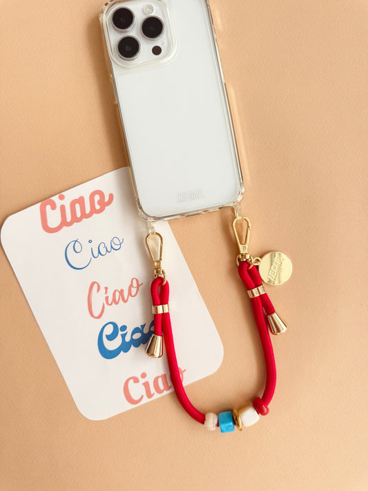 Cabana | Red Paracord Wrist Phone Straps