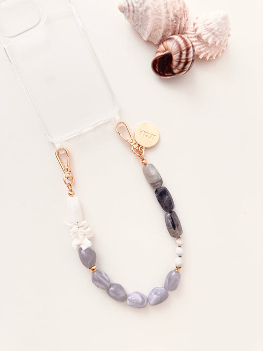 Beaded Wristy Strap - Snowdrift